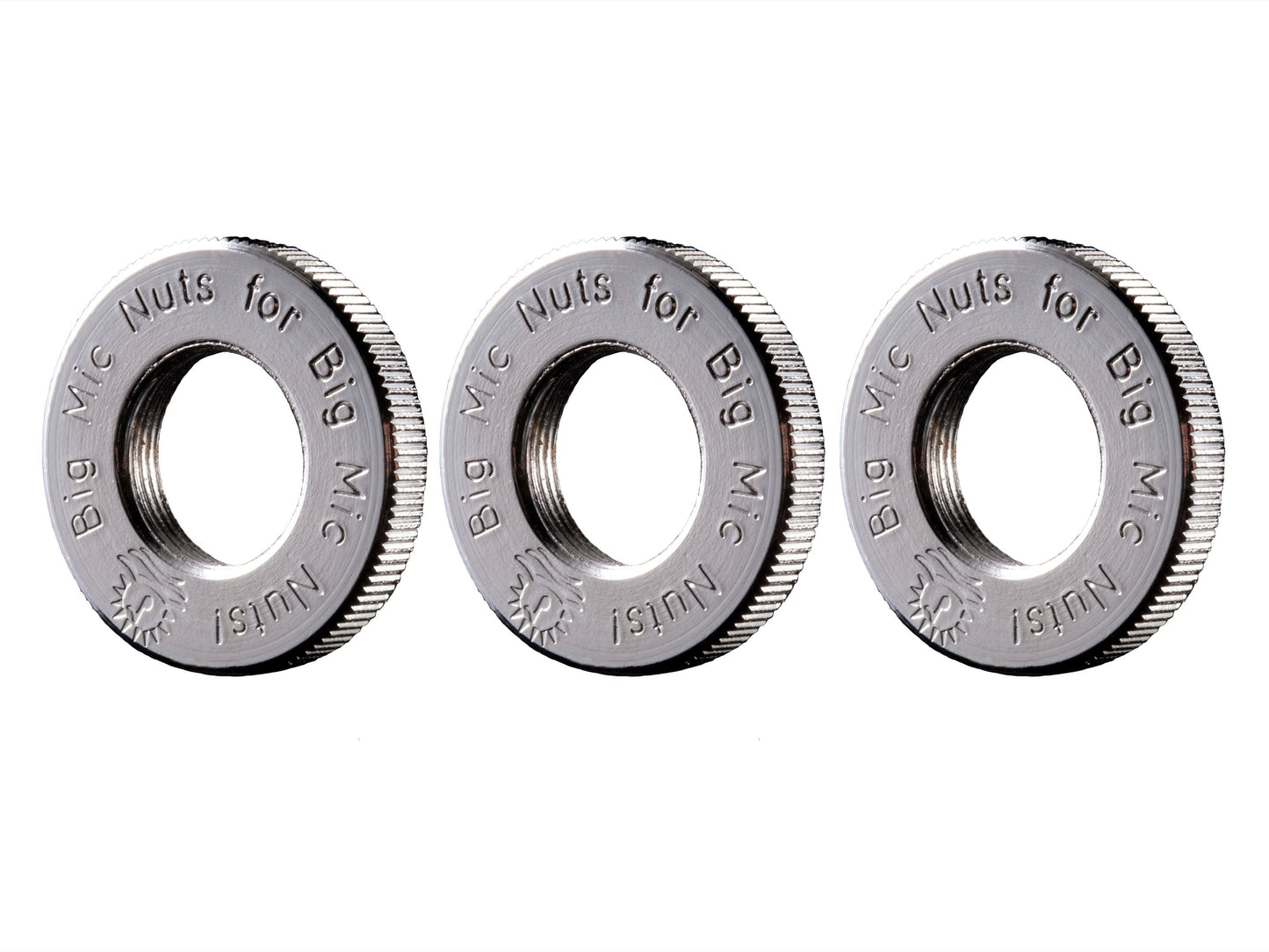 Jam Nut 3 Pack Chrome