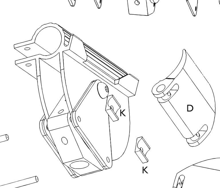 micKing part D - Medium Handle