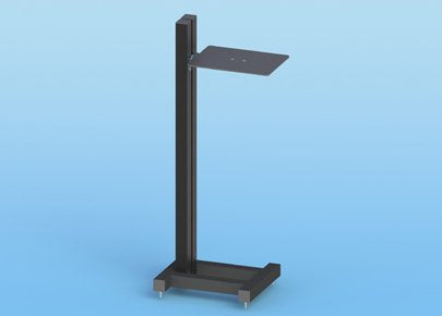 ADJ2 - Studio Monitor Stand (pair) - Adjustable, Wider Base